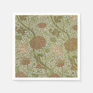 William Morris Cray Sage Blume Floral Botanisch Serviette
