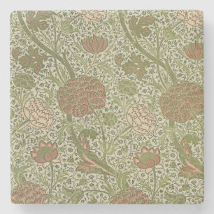 William Morris Cray Sage Blume Floral Botanisch Steinuntersetzer