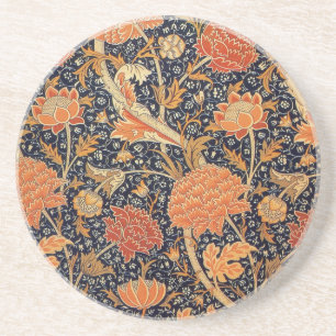 William Morris Cray Tapete Blumenmuster Getränkeuntersetzer