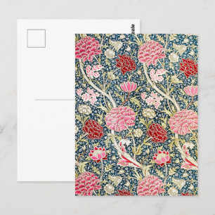 William Morris Cray Vintage Blossom Florales Desig Postkarte