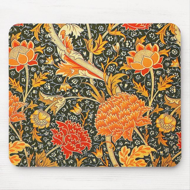 William Morris Cray Wallpaper Pattern Mousepad (Vorne)