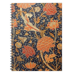 William Morris Cray Wallpaper Pattern Notizblock