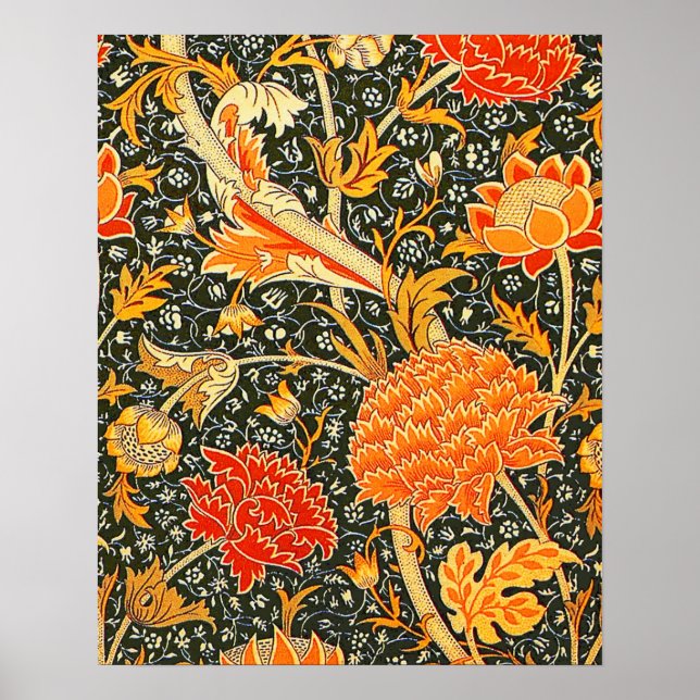 William Morris Cray Wallpaper Pattern Poster (Vorne)