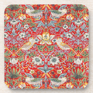William Morris Crimson Strawberry Dieb Untersetzer