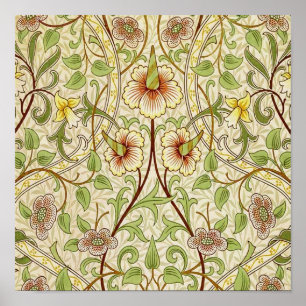 William Morris Daffodil Classic Blume Poster