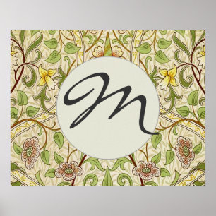 William Morris Daffodil Classic Blume Poster