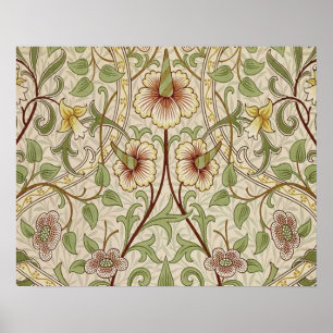William Morris Daffodil Classic Blume Poster
