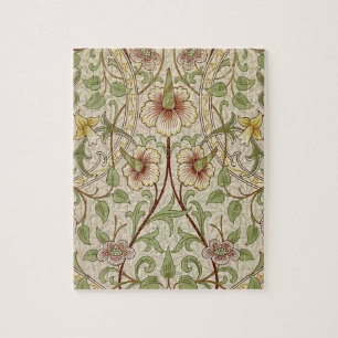 William Morris Daffodil Classic Blume Puzzle