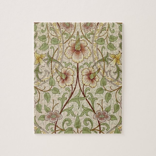 William Morris Daffodil Classic Blume Puzzle (Vertikal)