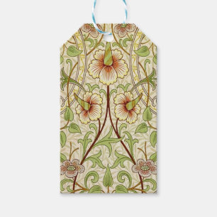 William Morris Daffodil Classic Blume Wallpaper Geschenkanhänger