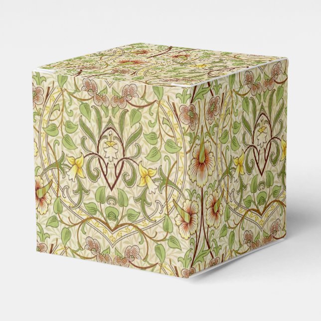 William Morris Daffodil Classic Blume Wallpaper Geschenkschachtel (Vorderseite)