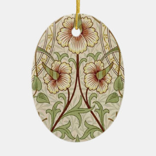 William Morris Daffodil Classic Blume Wallpaper Keramik Ornament