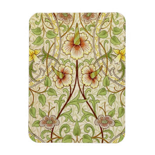 William Morris Daffodil Classic Blume Wallpaper Magnet
