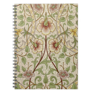 William Morris Daffodil Classic Blume Wallpaper Notizblock