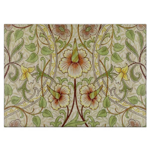 William Morris Daffodil Classic Blume Wallpaper Schneidebrett
