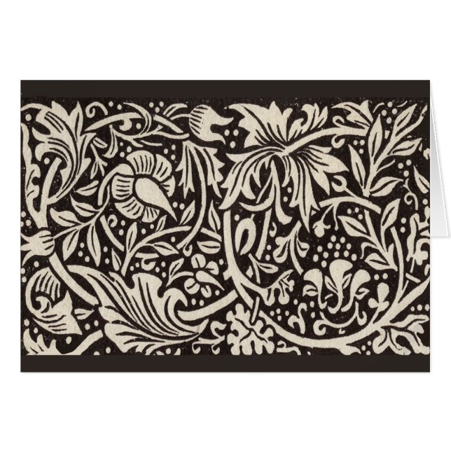 William Morris Daffodil Floral Wallpaper (Vorderseite (Horizontal))