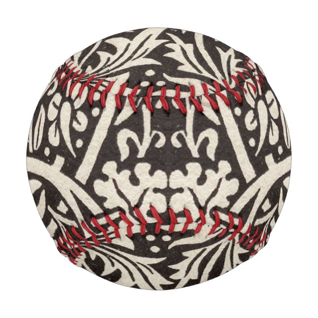 William Morris Daffodil Floral Wallpaper Baseball (Vorderseite)