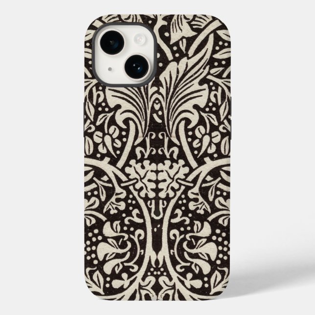 William Morris Daffodil Floral Wallpaper Case-Mate iPhone Hülle (Rückseite)