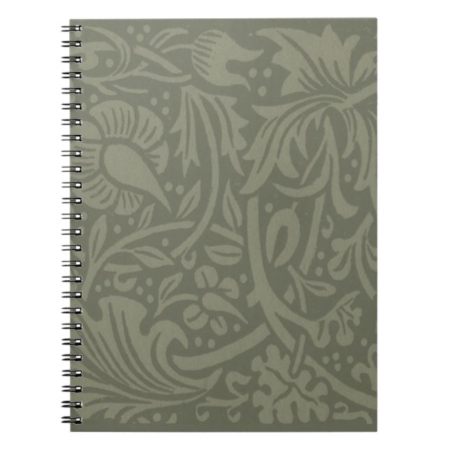 William Morris Daffodil Floral Wallpaper Notizblock (Vorderseite)