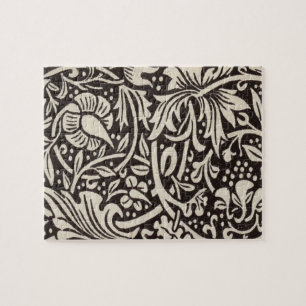 William Morris Daffodil Floral Wallpaper Puzzle