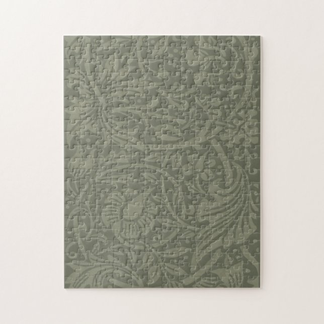 William Morris Daffodil Floral Wallpaper Puzzle (Vertikal)