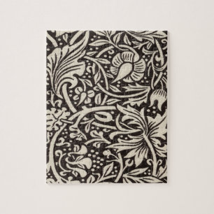 William Morris Daffodil Floral Wallpaper Puzzle