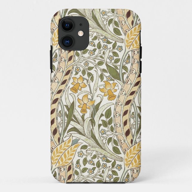William Morris Daffodil Garden Blume Classic Bota Case-Mate iPhone Hülle (Rückseite)
