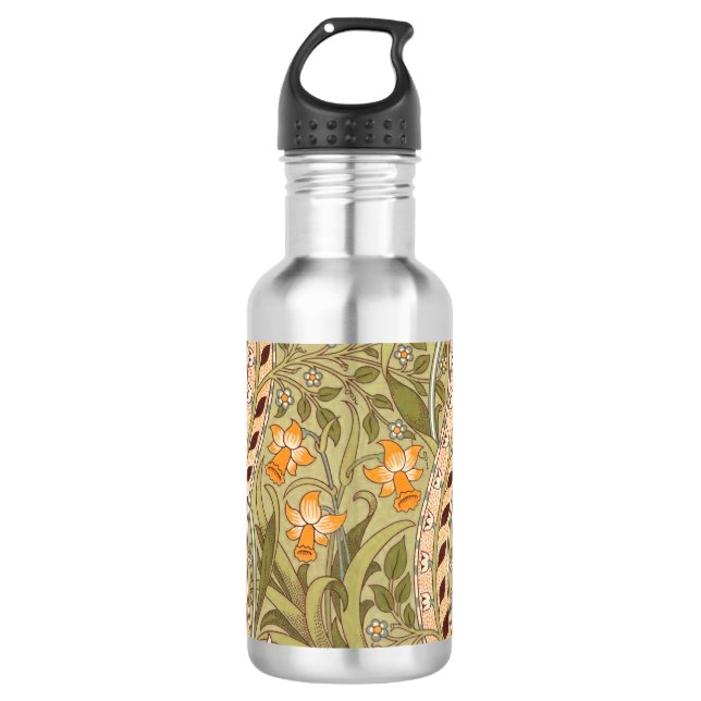 William Morris Daffodil Garden Blume Classic Bota Edelstahlflasche (Vorderseite)