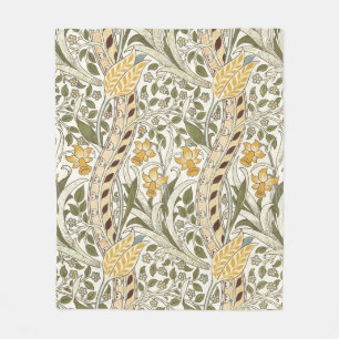 William Morris Daffodil Garden Blume Classic Bota Fleecedecke