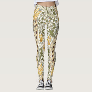 William Morris Daffodil Garden Blume Classic Bota Leggings
