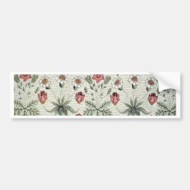 William Morris Daisy Floral Wallpaper Pattern Autoaufkleber (Vorne)