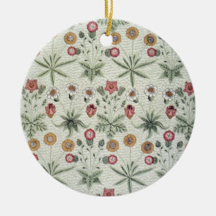 William Morris Daisy Floral Wallpaper Pattern Keramikornament