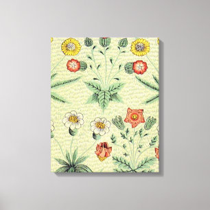 William Morris Daisy Floral Wallpaper Pattern Leinwanddruck