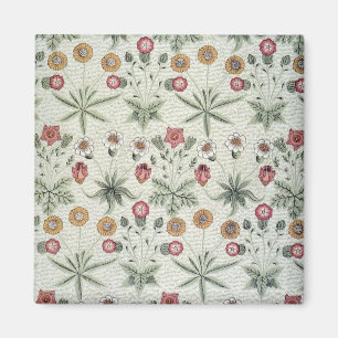 William Morris Daisy Floral Wallpaper Pattern Magnet