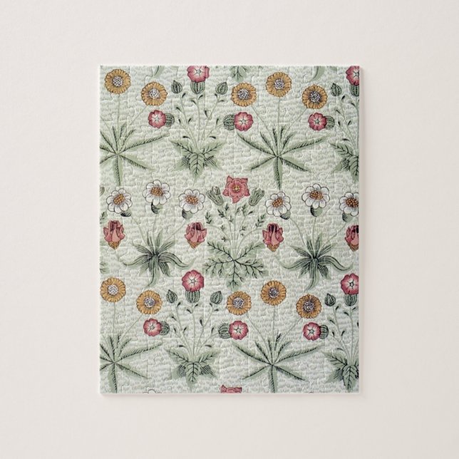 William Morris Daisy Floral Wallpaper Pattern Puzzle (Vertikal)