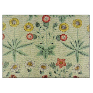 William Morris Daisy Floral Wallpaper Pattern Schneidebrett