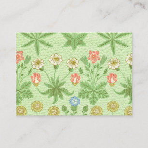 William Morris Daisy-Muster Visitenkarte