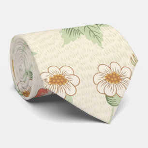 William Morris Daisy Pattern Retro Floral Elegant Krawatte