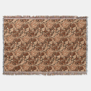 William Morris Damask, Brown & Beige Decke
