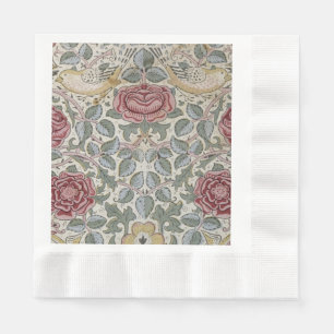 William Morris - das Rosen-Muster Serviette