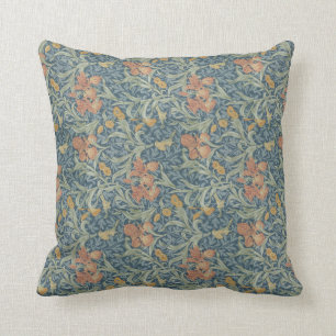 William Morris Decorative Art Iris Pattern Kissen
