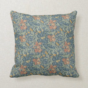 William Morris Dekorative Kunst Iris Muster Kissen