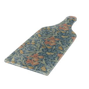William Morris Dekorative Kunst Iris Muster Schneidebrett