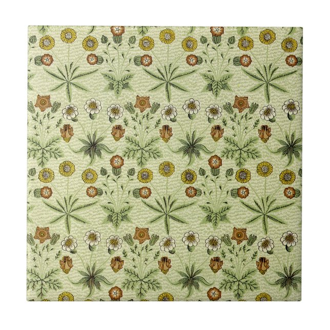 William Morris Design #4 Fliese (Vorderseite)