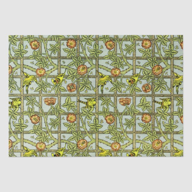 William Morris Design #5 Seidenpapier (Vorderseite)