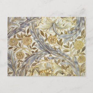 William Morris Design, African Marigold Postkarte
