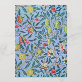 William Morris Design Einladung