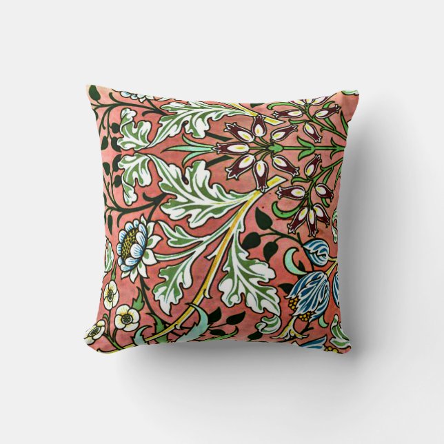 William Morris Design - Hyacinth Kissen (Vorderseite)