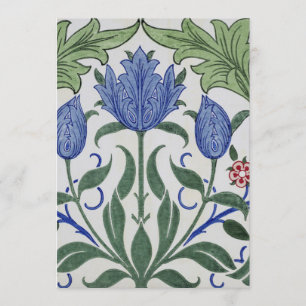 William Morris - Design von floralen Tapeten Einladung