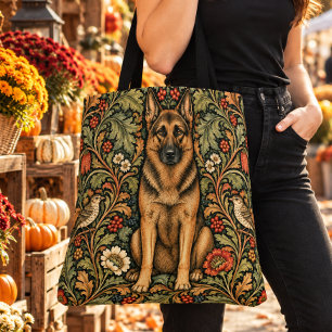 William Morris Deutscher Schäferhund Vintage-Blume